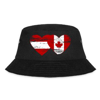 Coeur de drapeau Autriche Canada utilisé - Bob - noir - Devant - Lela (165cm)