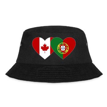 Coeur de drapeau Canada Portugal - Bob - noir - Devant - Lela (165cm)