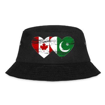 Coeur de drapeau du Canada Pakistan utilisé - Bob - noir - Devant - Lela (165cm)