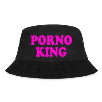 Porno king - Bucket Hat - Schwarz - Vorne - Lela (165cm)