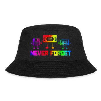 Music, Retro, Heavy Metal, Hard Rock, Punk, Vinyl, Pop - Bucket Hat - black - Front - Lela (165cm)