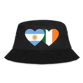 Flag of Argentina Ireland - Bucket Hat - black - Front - Lela (165cm)