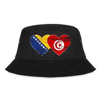 Bosnie Tunisie drapeau coeur utilisé - Bob - noir - Devant - Lela (165cm)
