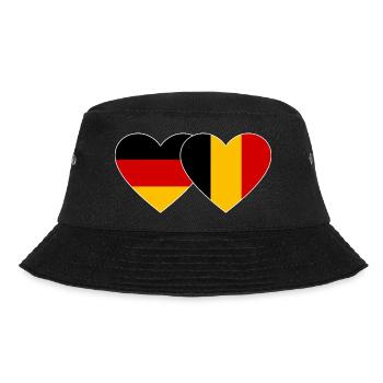 Allemagne Belgique Drapeau Coeur - Bob - noir - Devant - Lela (165cm)