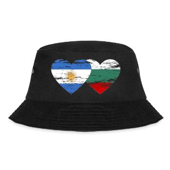 Argentine Bulgarie Drapeau Coeur Utilisé - Bob - noir - Devant - Lela (165cm)