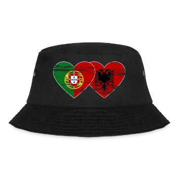 Portugal Albanie drapeau coeur utilisé - Bob - noir - Devant - Lela (165cm)