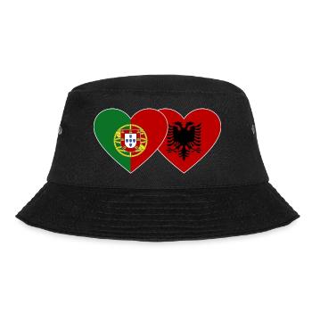 Portugal Albanie Drapeau Coeur - Bob - noir - Devant - Lela (165cm)
