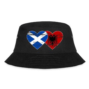 Ecosse Albanie drapeau coeur utilisé - Bob - noir - Devant - Lela (165cm)