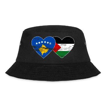 Kosovo Palestine Drapeau utilisé - Bob - noir - Devant - Lela (165cm)