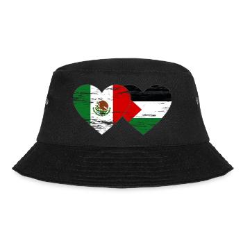 Mexique Palestine drapeau coeur utilisé - Bob - noir - Devant - Lela (165cm)