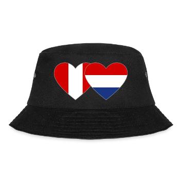 Pérou Hollande drapeau coeur - Bob - noir - Devant - Lela (165cm)
