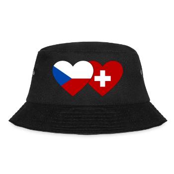 République tchèque Suisse drapeau coeur - Bob - noir - Devant - Lela (165cm)