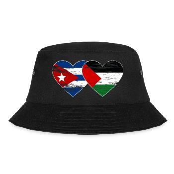 Cuba Palestine drapeau coeur utilisé - Bob - noir - Devant - Lela (165cm)