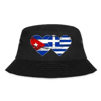 Cuba Grèce Drapeau Coeur Utilisé - Bob - noir - Devant - Lela (165cm)