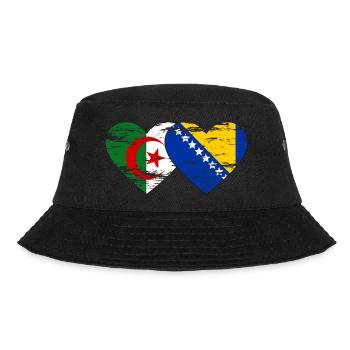 Algérie Bosnie drapeau coeur utilisé - Bob - noir - Devant - Lela (165cm)