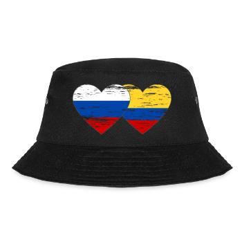 Russie Colombie drapeau coeur utilisé - Bob - noir - Devant - Lela (165cm)