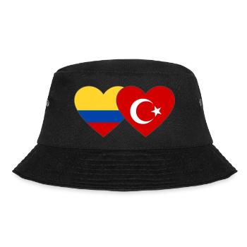 Colombie Turquie Drapeau Coeur - Bob - noir - Devant - Lela (165cm)