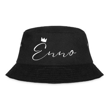 Enno Name König T-Shirt Geschenk Männer - Bucket Hat - Schwarz - Vorne - Lela (165cm)