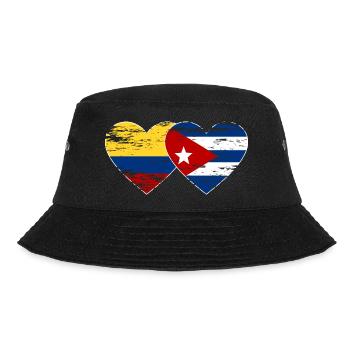 Colombie Cuba Drapeau Coeur utilisé - Bob - noir - Devant - Lela (165cm)