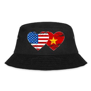 Coeur de drapeau du Vietnam des États-Unis utilisé - Bob - noir - Devant - Lela (165cm)