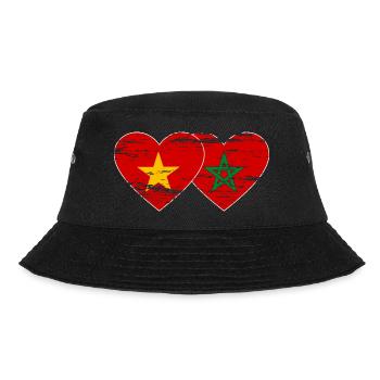 Vietnam Maroc drapeau coeur utilisé - Bob - noir - Devant - Lela (165cm)
