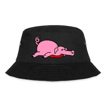 Grillon de porc mort inconscient mangeant de la viande - Bob - noir - Devant - Lela (165cm)