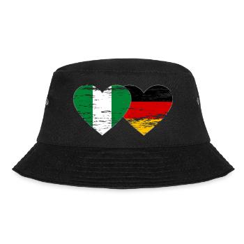 Drapeau Nigeria Allemagne coeur utilisé - Bob - noir - Devant - Lela (165cm)