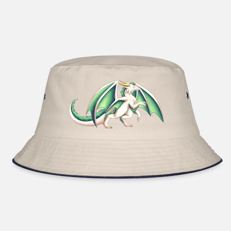 White Dragon Bucket Hat