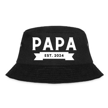 papa 2024 - Bucket Hat - black - Front - Lela (165cm)