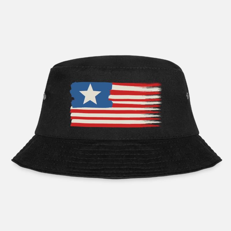 Une étoile Drapeau des États-Unis - Bob - noir