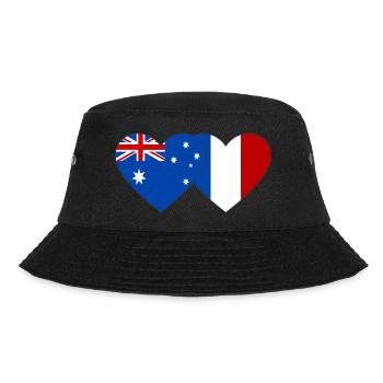 Drapeau de l’Australie France Coeur - Bob - noir - Devant - Lela (165cm)