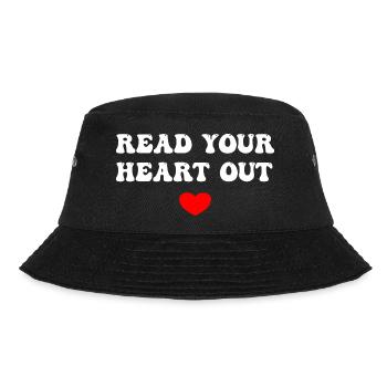 Read Your Heart Out - Bucket Hat - black - Front - Lela (165cm)