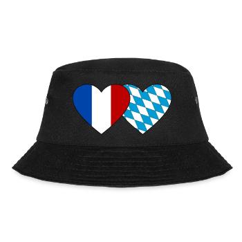 France Bavaroise Drapeau Coeur - Bob - noir - Devant - Lela (165cm)