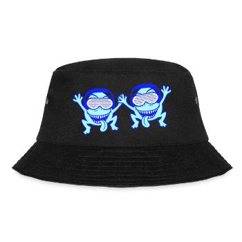 2 DJ Party Horreur Monstre Alien Alien Équipe - Bob - noir - Devant - Lela (165cm)