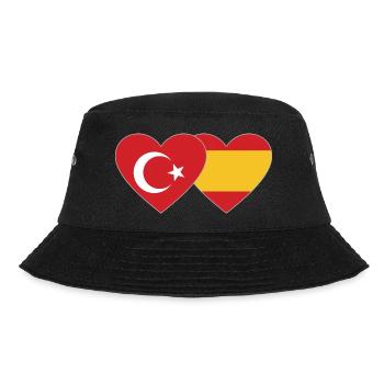 Turquie Espagne Drapeau Coeur - Bob - noir - Devant - Lela (165cm)