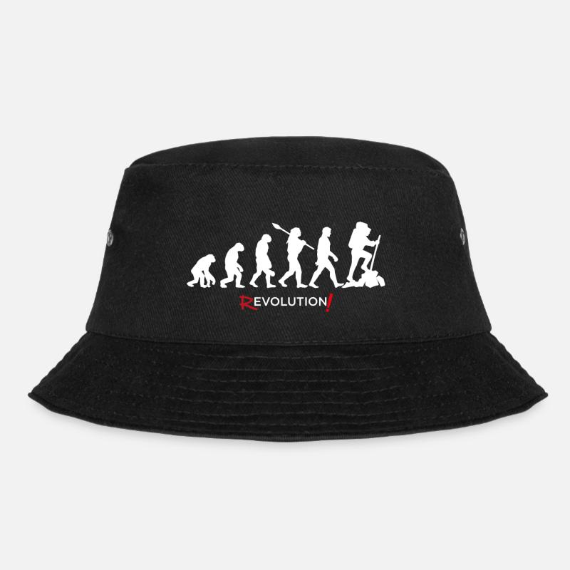 Revolution - Herren Evolution Fun Twist 27 - Bucket Hat - Schwarz