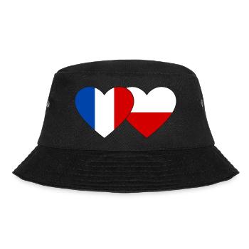 France Pologne Drapeau Coeur - Bob - noir - Devant - Lela (165cm)