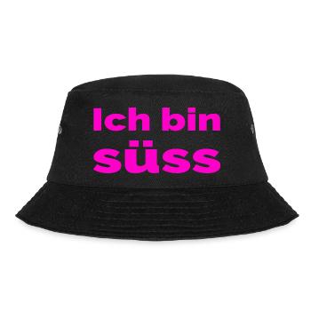 Süss - Bucket Hat - Schwarz - Vorne - Lela (165cm)