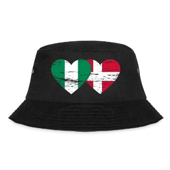 Nigeria Danemark Drapeau Coeur Utilisé - Bob - noir - Devant - Lela (165cm)