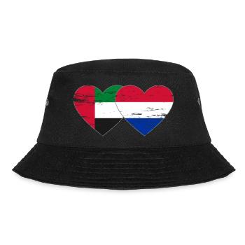 Émirats arabes unis Hollande Drapeau Coeur - Bob - noir - Devant - Lela (165cm)