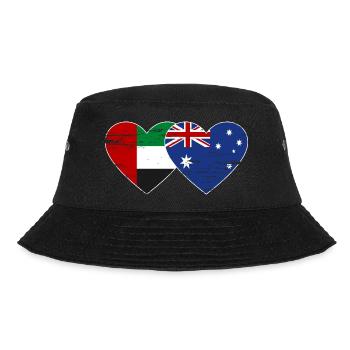 United Arab Emirates Australia Flag - Bucket Hat - black - Front - Lela (165cm)
