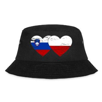 Slovénie Pologne drapeau coeur utilisé - Bob - noir - Devant - Lela (165cm)