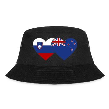 Slovénie Nouvelle-Zélande Drapeau Coeur - Bob - noir - Devant - Lela (165cm)