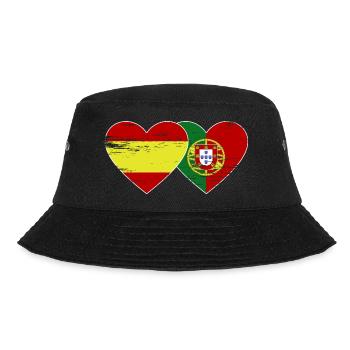 Espagne Portugal Drapeau Coeur utilisé - Bob - noir - Devant - Lela (165cm)