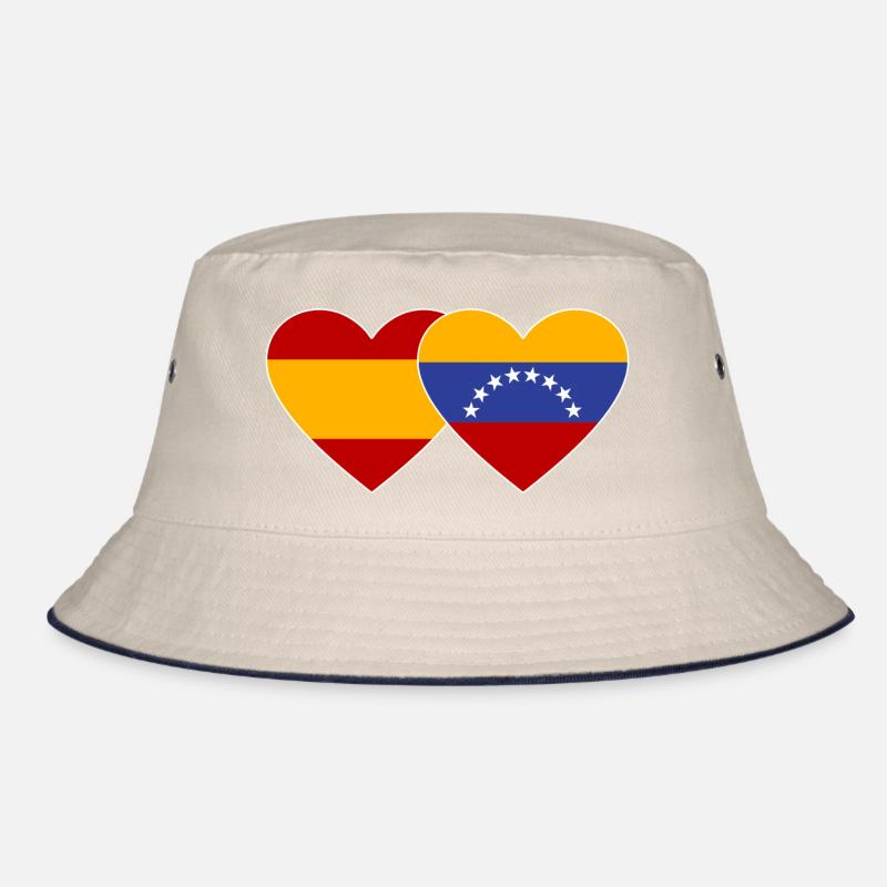 Espagne Venezuela Drapeau Coeur Bob