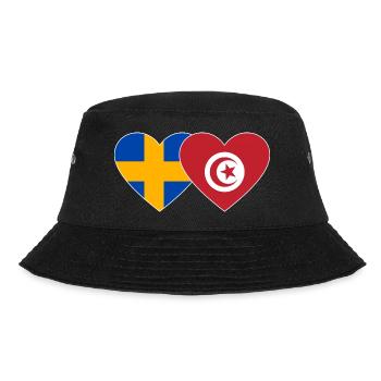 Suède Tunisie Drapeau Coeur - Bob - noir - Devant - Lela (165cm)