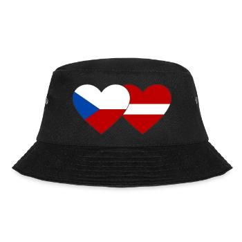 République tchèque Lettonie Drapeau Coeur - Bob - noir - Devant - Lela (165cm)