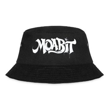 Moabit Graffiti Design - Urban Street Art Style - Bucket Hat - black - Front - Lela (165cm)