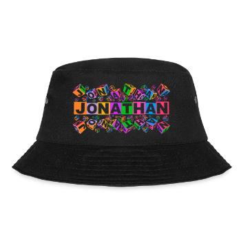JONATHAN colourful cubes - Bucket Hat - Schwarz - Vorne - Lela (165cm)