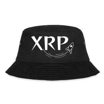 XRP Rocket to the Moon – Ripple Inspired Clothing - Bucket Hat - black - Front - Lela (165cm)